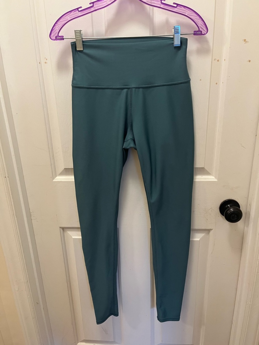 🧘🏽‍♀️ VGUC Alo Yoga High-Waist Airlift Leggings in Teal (?) - Sz Medium